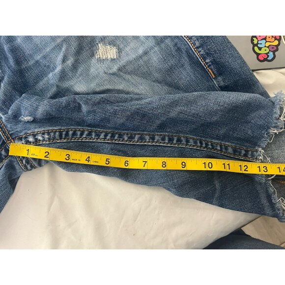 True Religion Men’s Ricky Cutoff Denim Shorts Size 40 - Picture 13 of 13